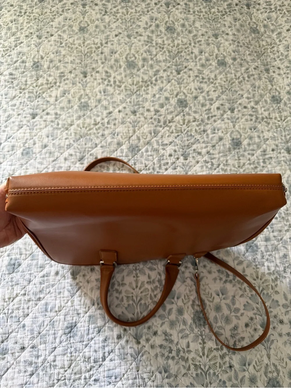 Persaman New York Italian leather Computer bag- B